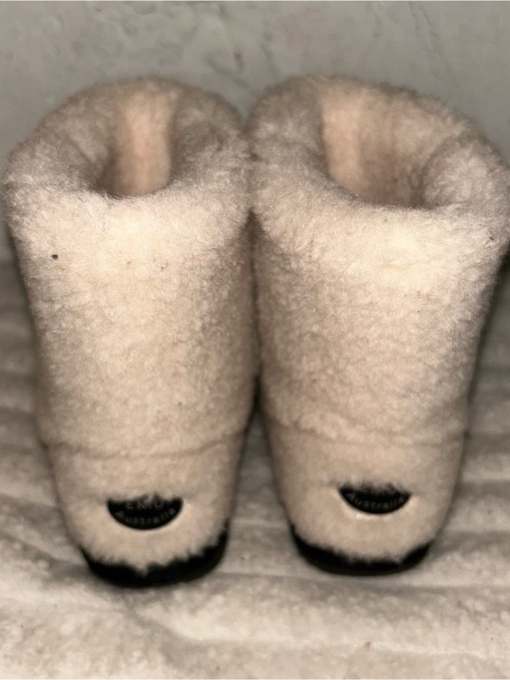 Emu Australia shaun the sheep merino wool slippers kids sheep booties - Picture 4 of 7